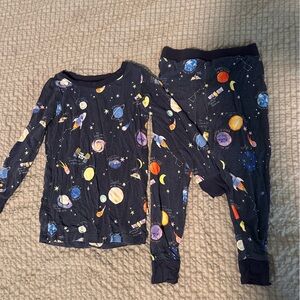 Little Sleepies Space Planet Print Kids Pajama Set